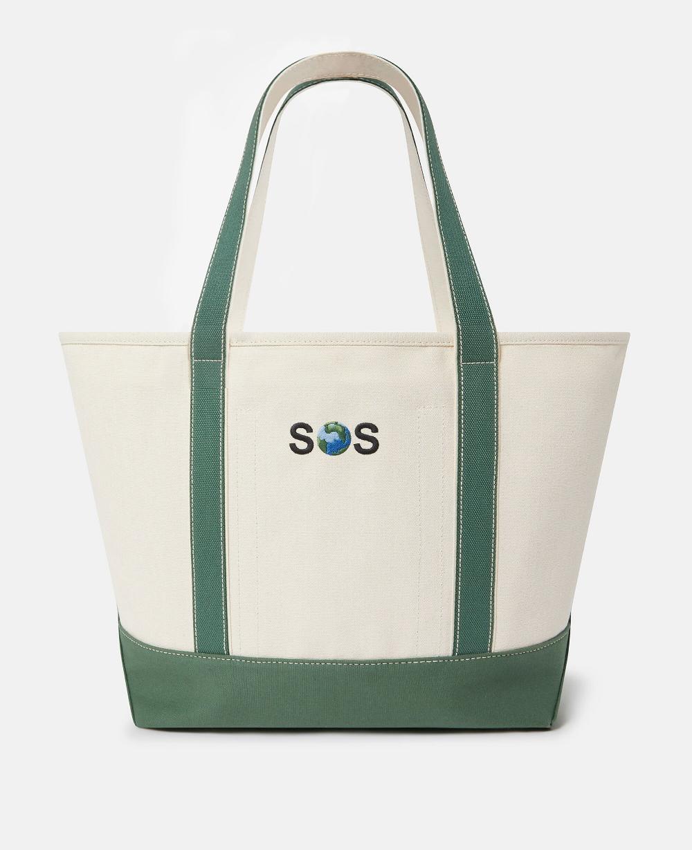 stella SOS Embroidered Large Tote Bag
