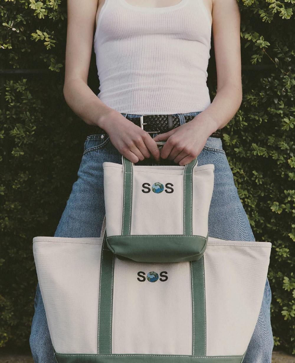 Stella SOS Embroidered Small Tote Bag