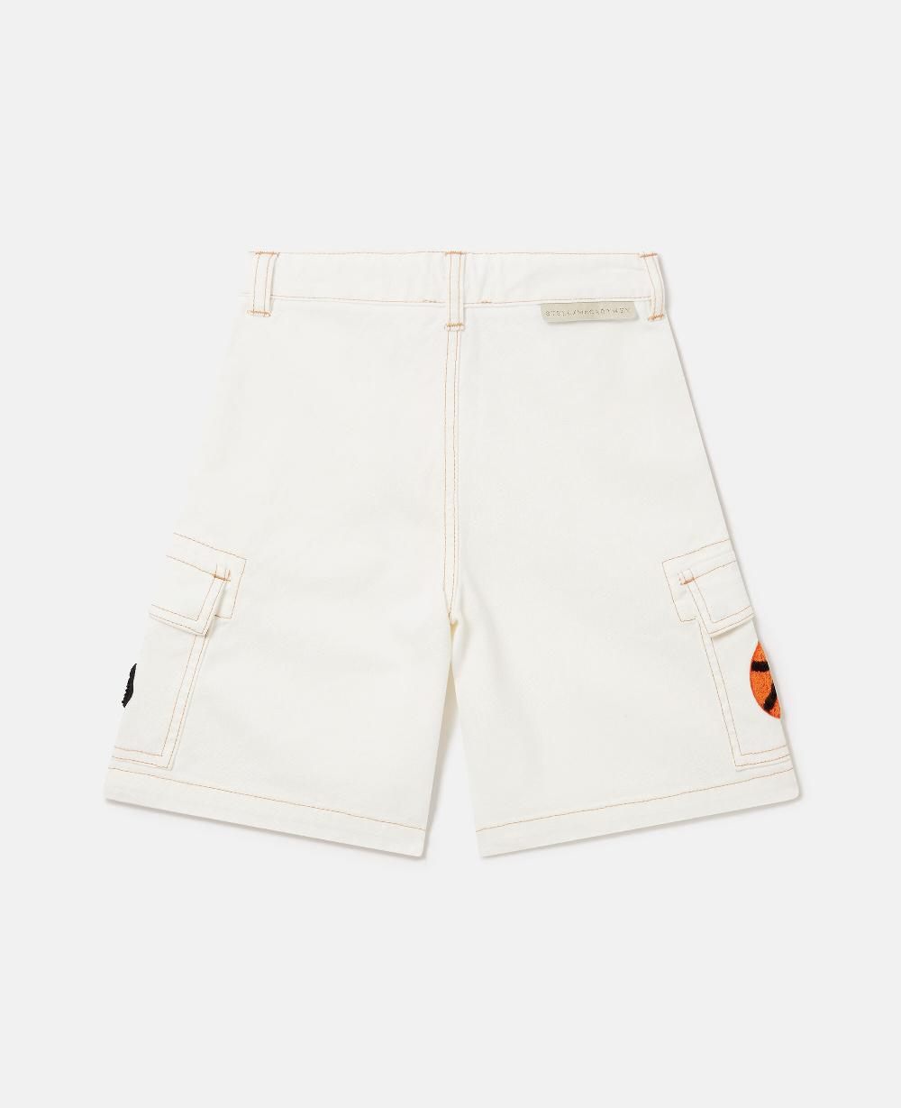 Stella Sports Motif Canvas Shorts