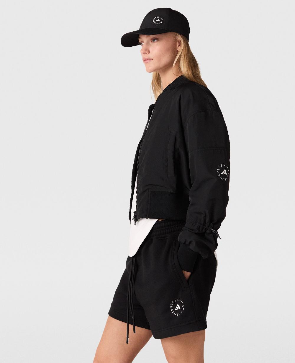 Stella Sportswear Woven Cropped Bomber Jacket