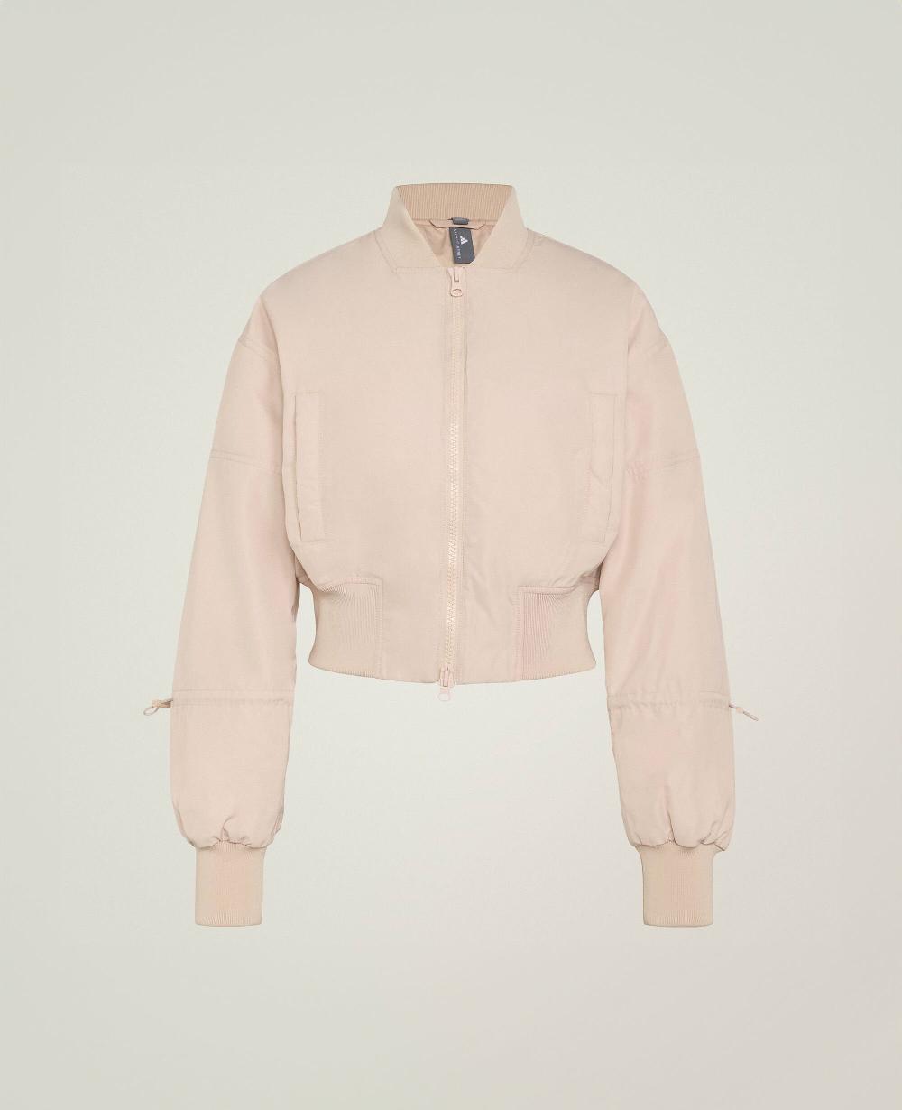 stella Sportswear Woven Cropped Bomber Jacket