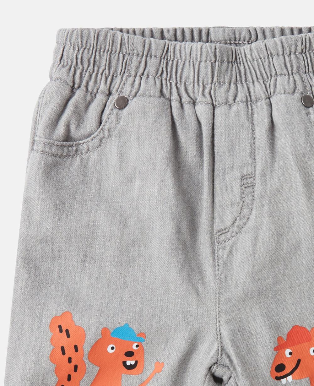 Stella Squirrel Graphic Denim Jeans