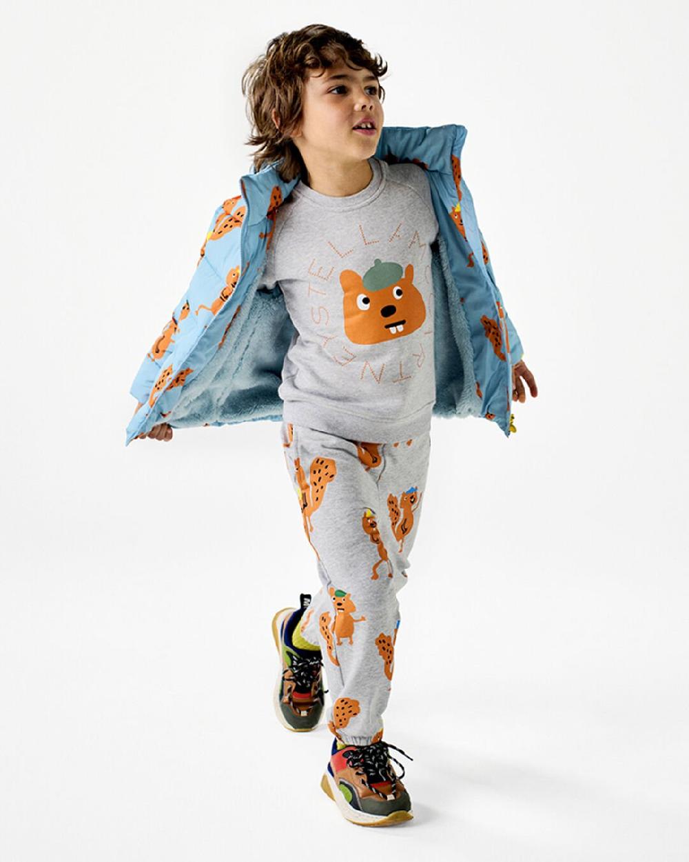 Stella Squirrel Graphic Drawstring Sweatpants
