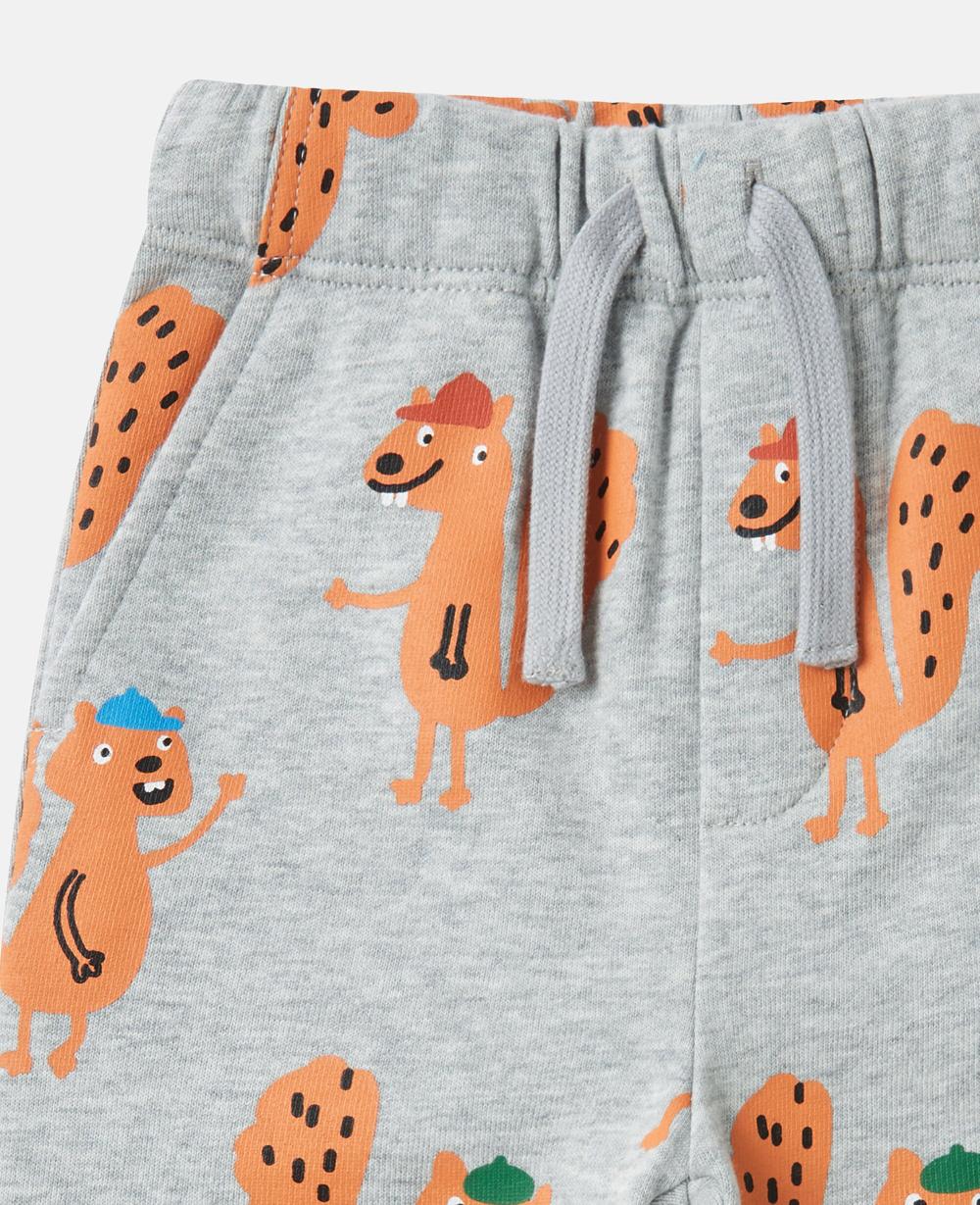 Stella Squirrel Graphic Drawstring Sweatpants