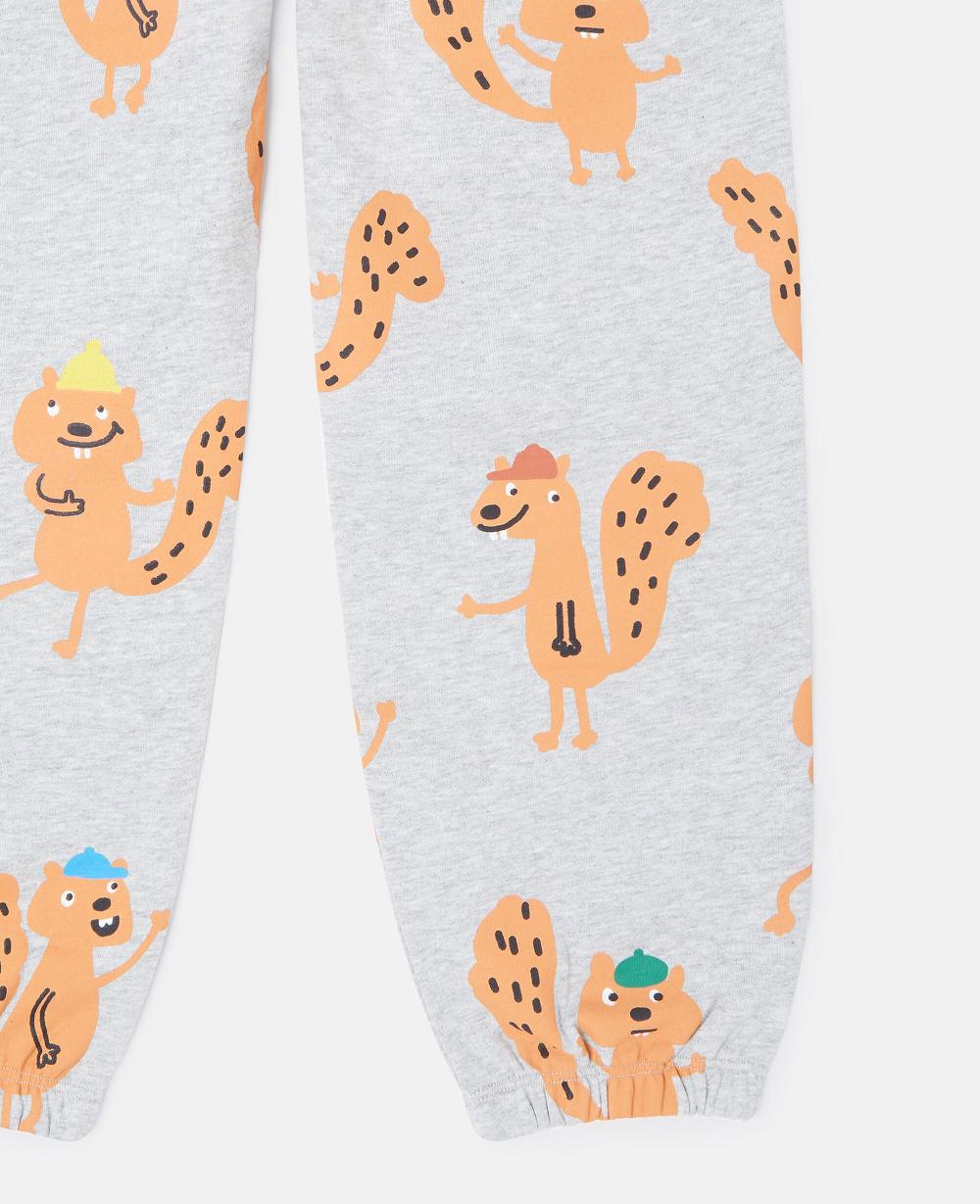 Stella Squirrel Graphic Drawstring Sweatpants