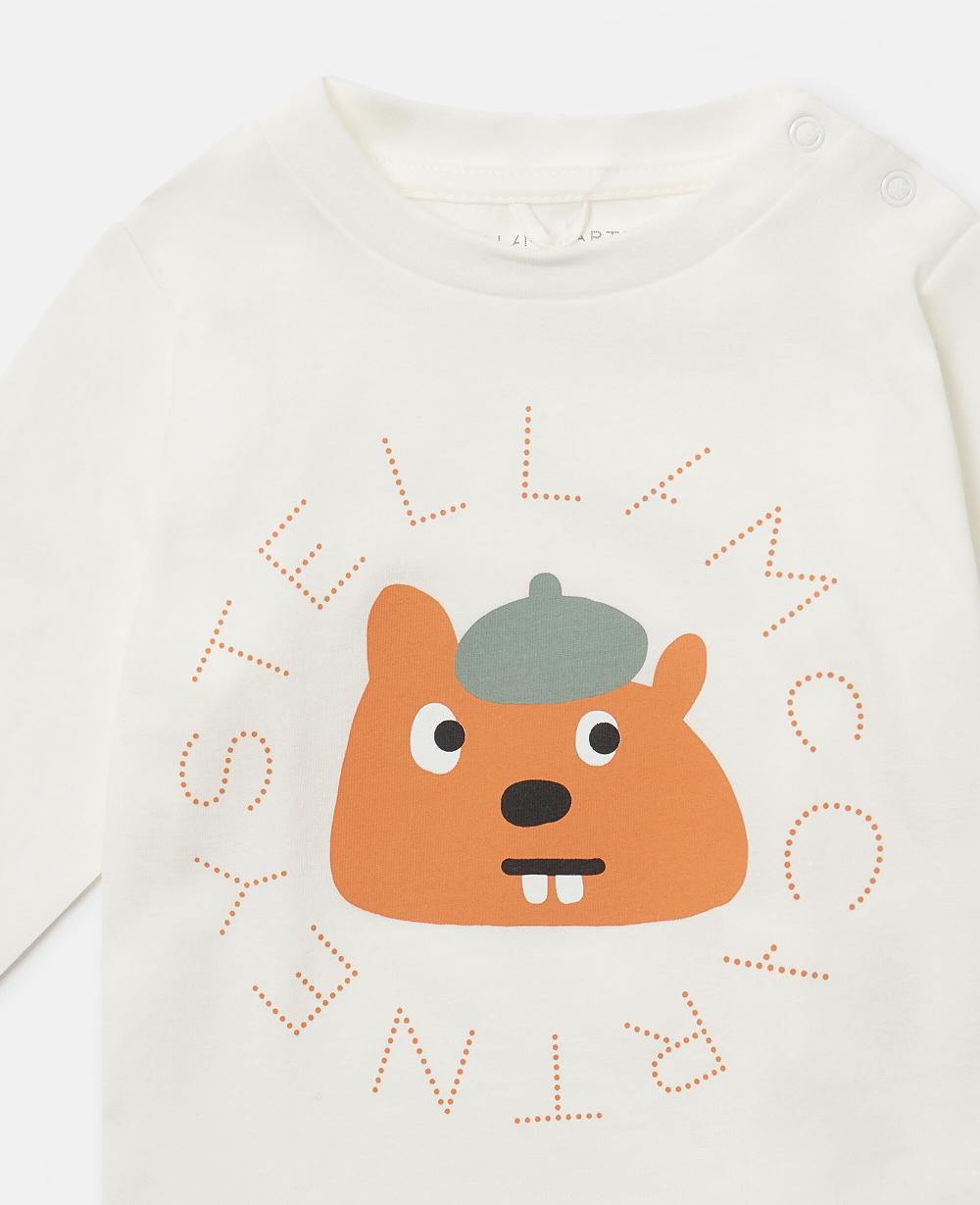 Stella Squirrel Graphic Long-Sleeve Top