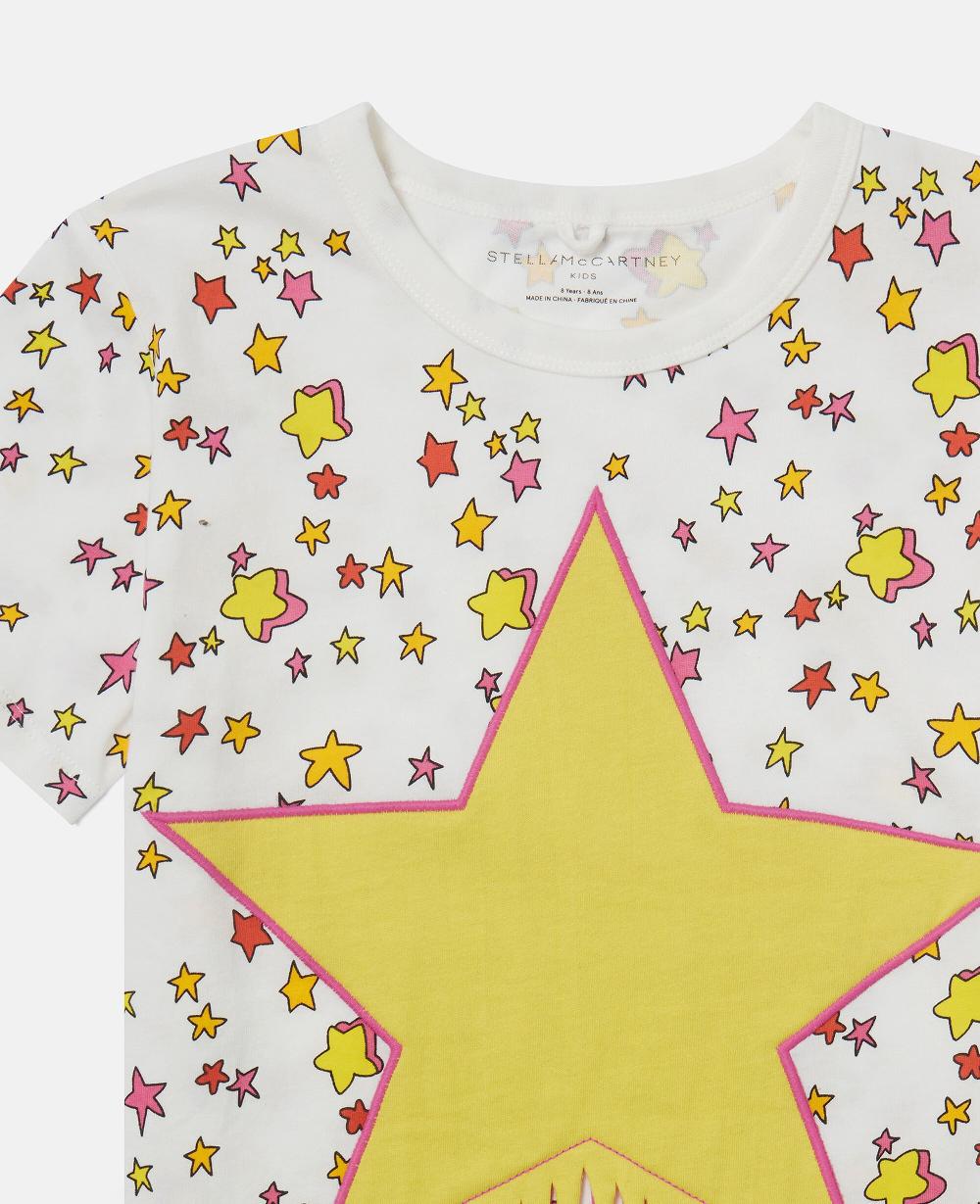 Stella Star Graphic Fringed T-Shirt