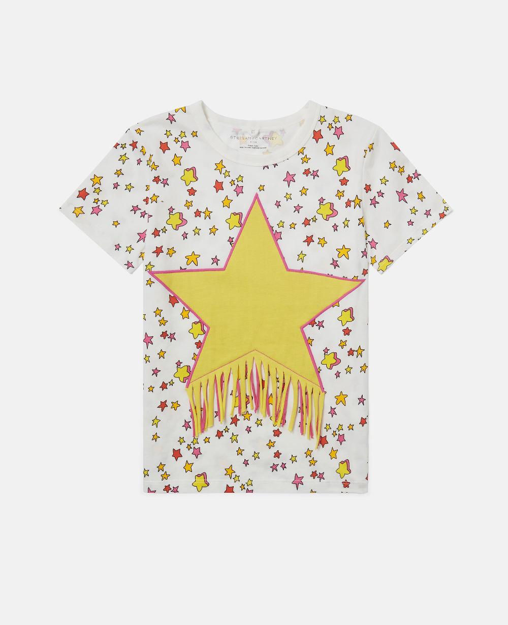 stella Star Graphic Fringed T-Shirt