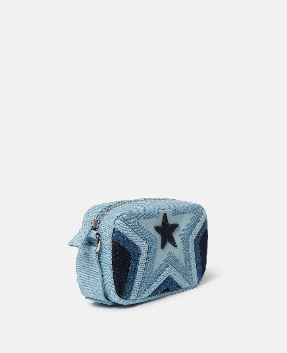 Stella Star Motif Denim Crossbody Bag