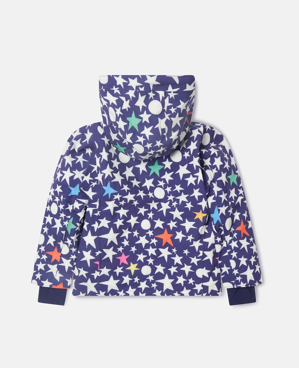 Stella Star Print Hooded Ski Jacket