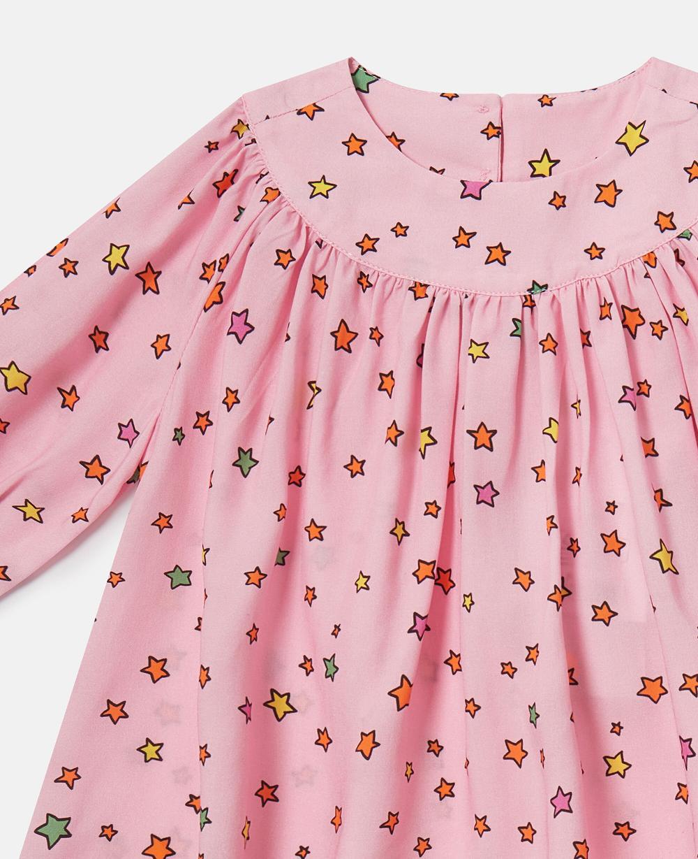 Stella Star Print Long-Sleeve Dress