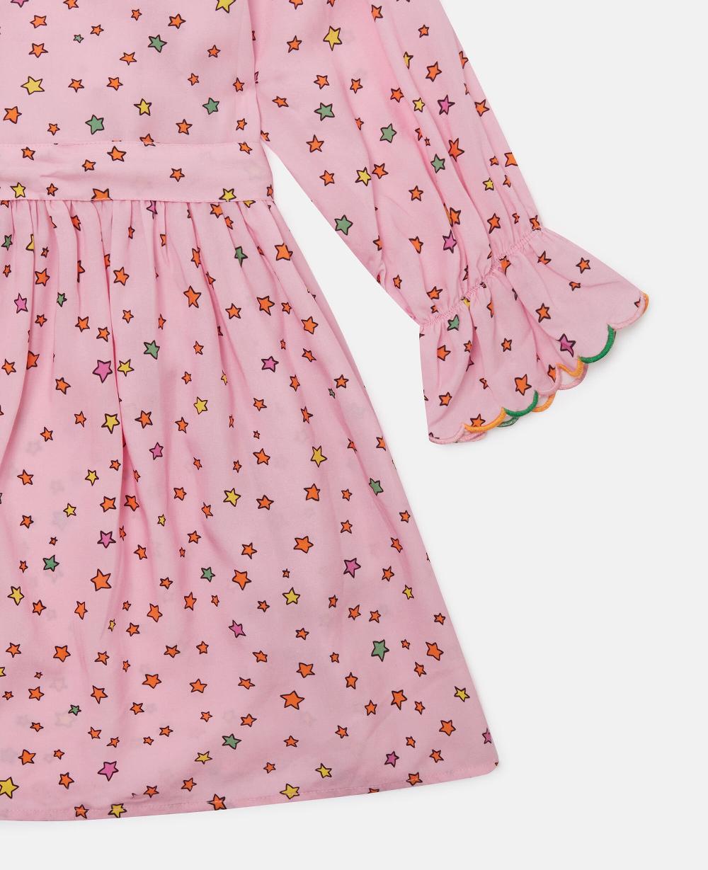 Stella Star Print Long-Sleeve Dress