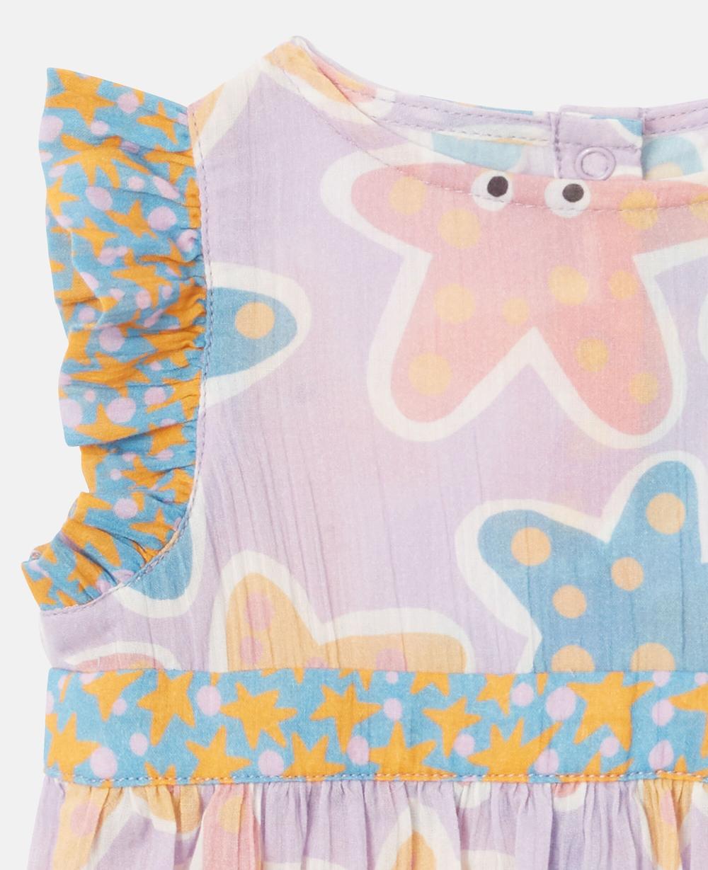 Stella Starfish Print Cotton Romper