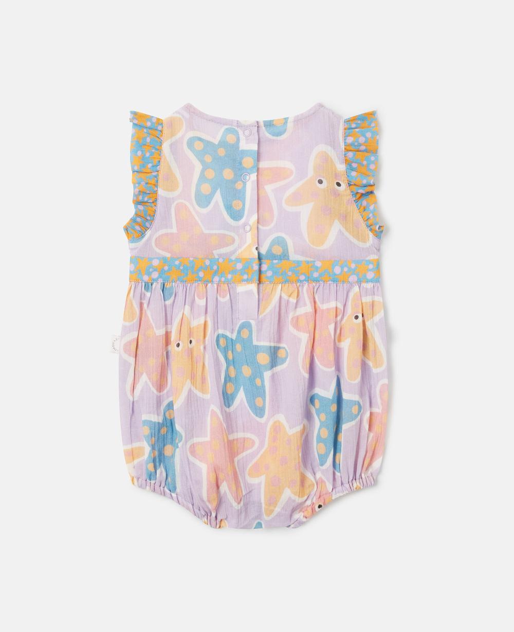 Stella Starfish Print Cotton Romper