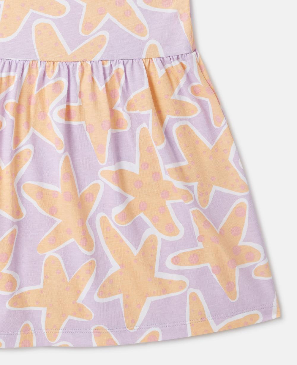 Stella Starfish Print Sleeveless Dress