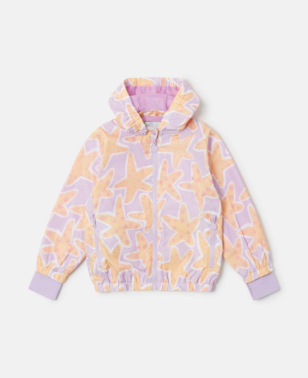 stella Starfish Print Zipper Jacket