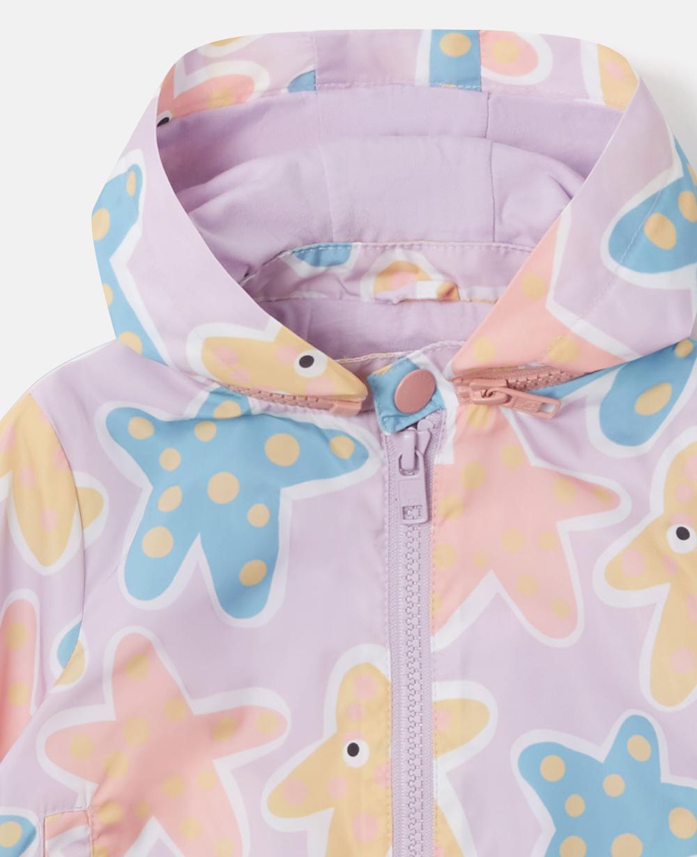 Stella Starfish Print Zipper-Up Jacket