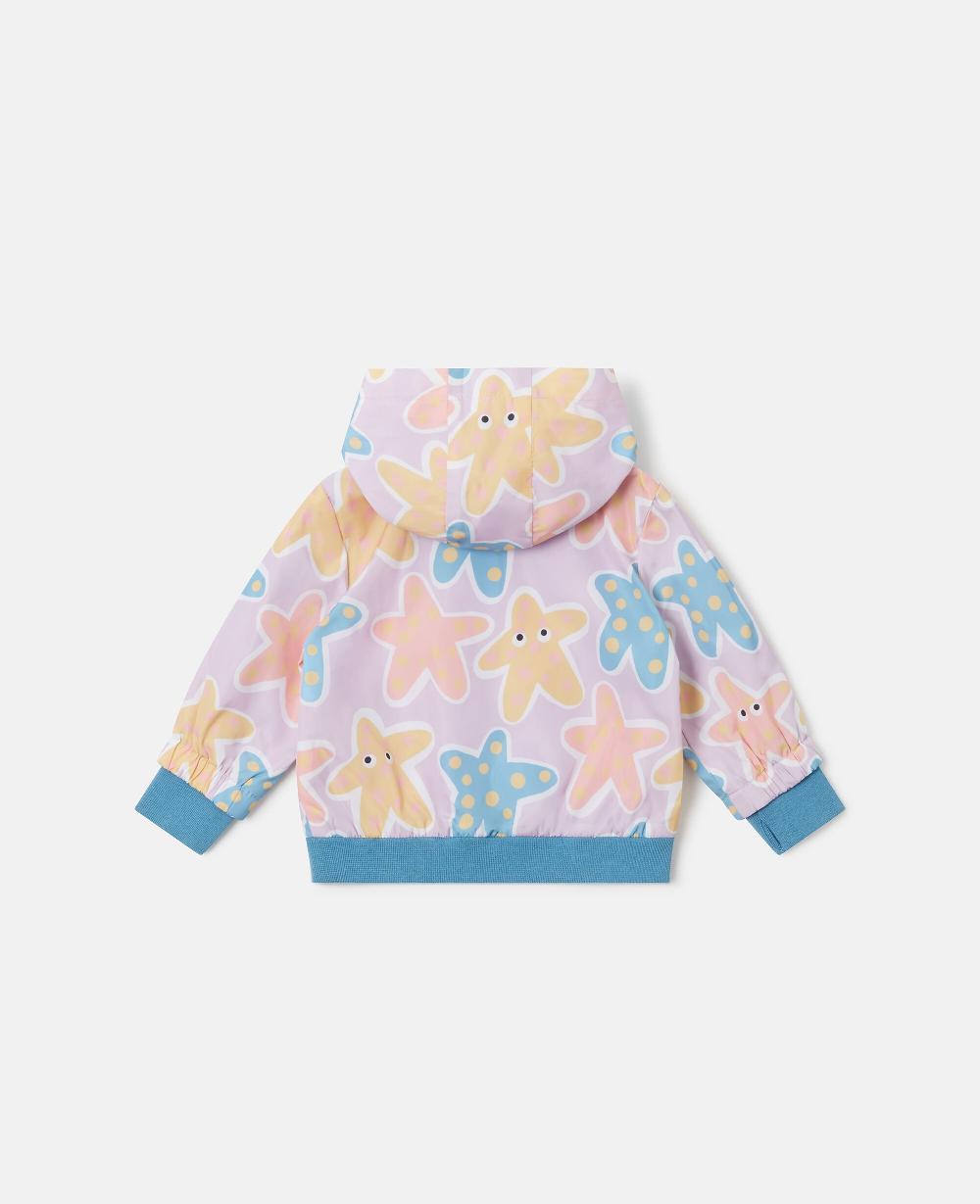 Stella Starfish Print Zipper-Up Jacket