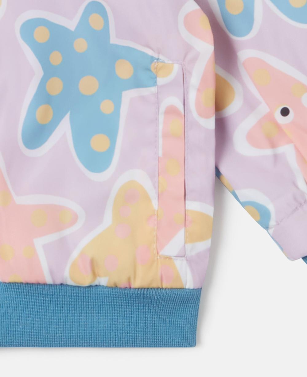 Stella Starfish Print Zipper-Up Jacket