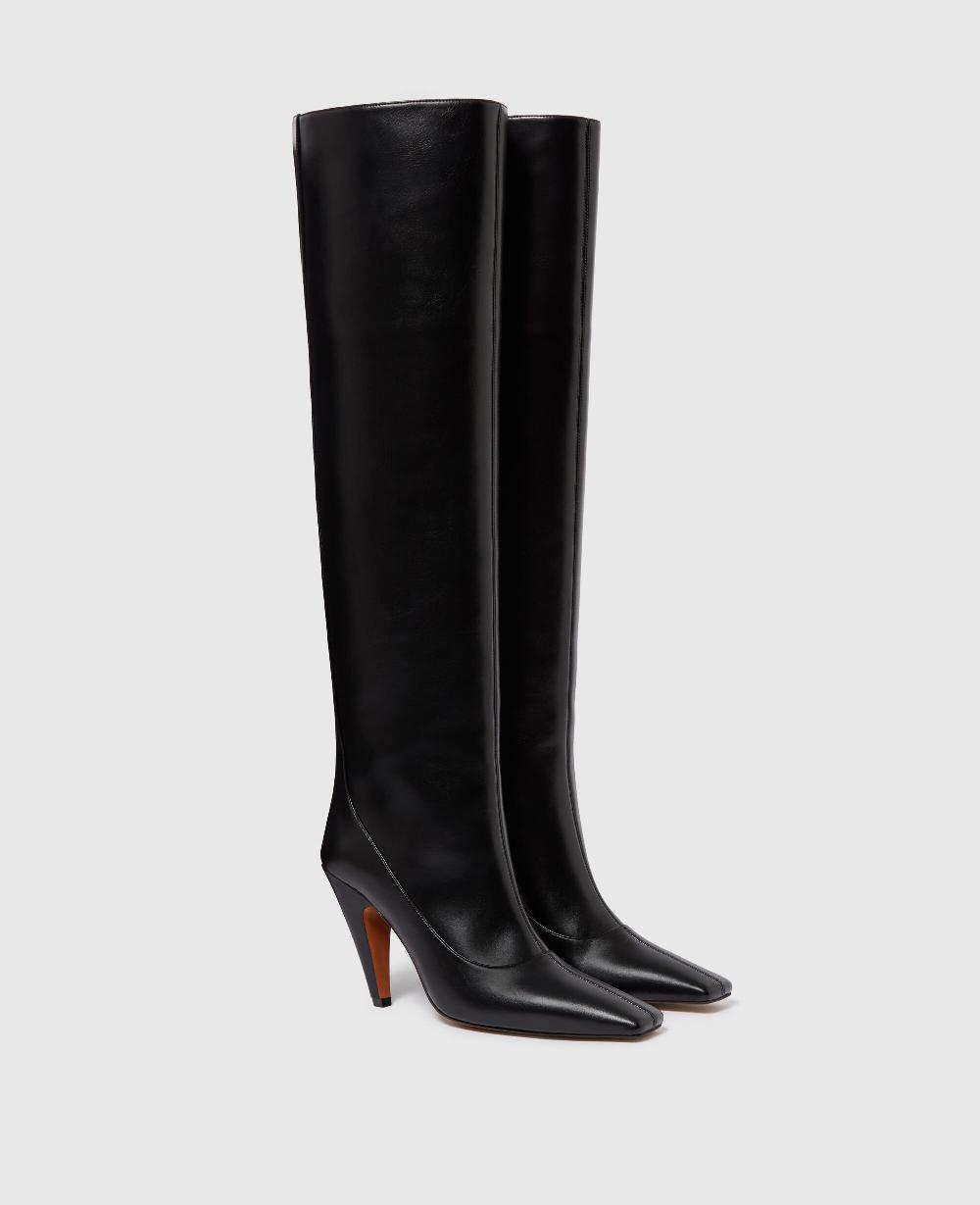 Stella Stella Spur Knee-High Heeled Boots