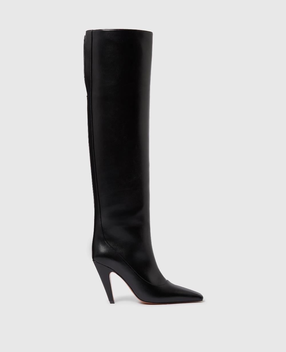 stella Stella Spur Knee-High Heeled Boots