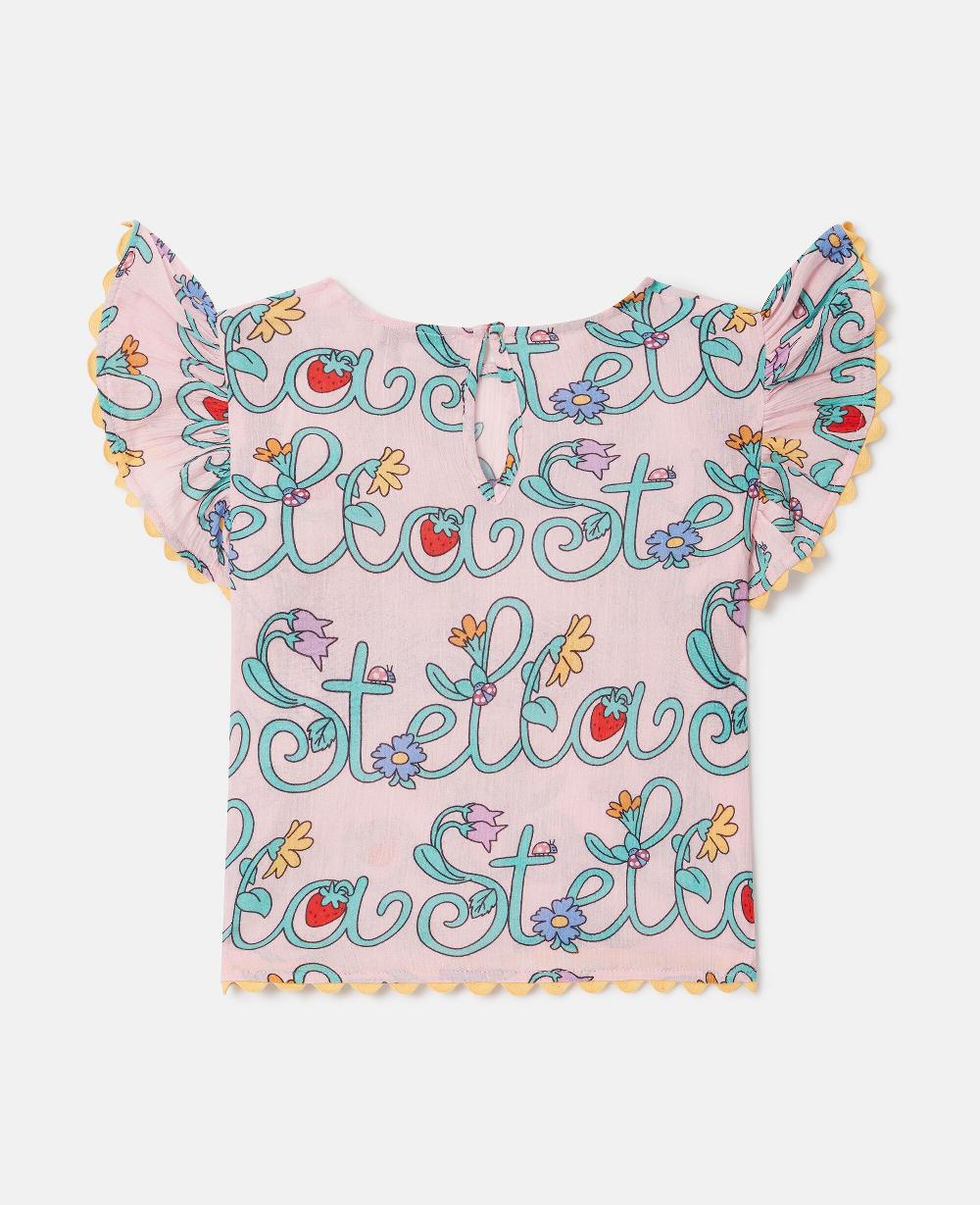 Stella Stella Vine Cap-Sleeve Top