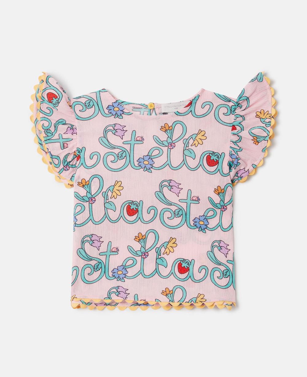 stella Stella Vine Cap-Sleeve Top