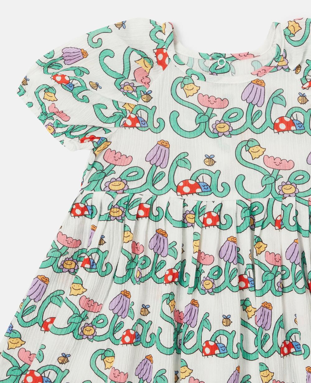 Stella Stella Vine Print Dress And Bloomers Set
