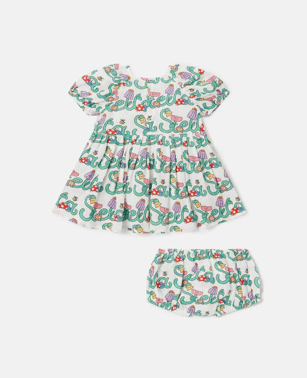 Stella Stella Vine Print Dress And Bloomers Set