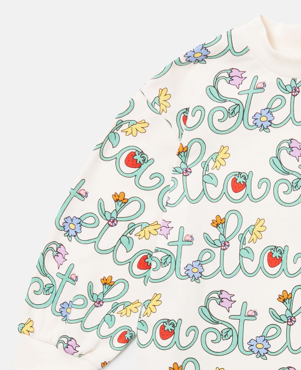 Stella Stella Vine Print Sweatshirt Dress