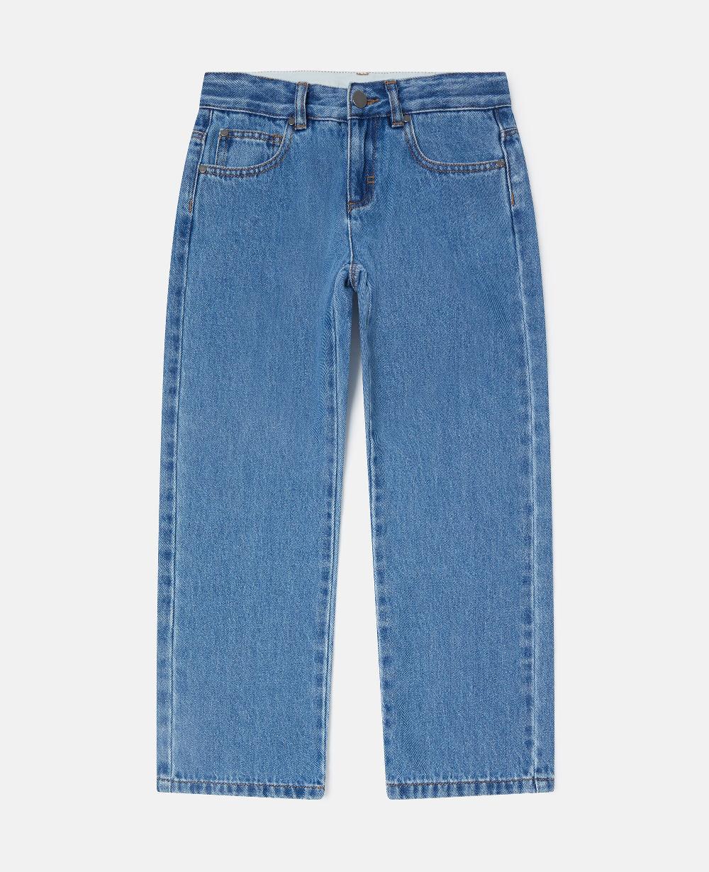 stella Straight-Leg Denim Jeans