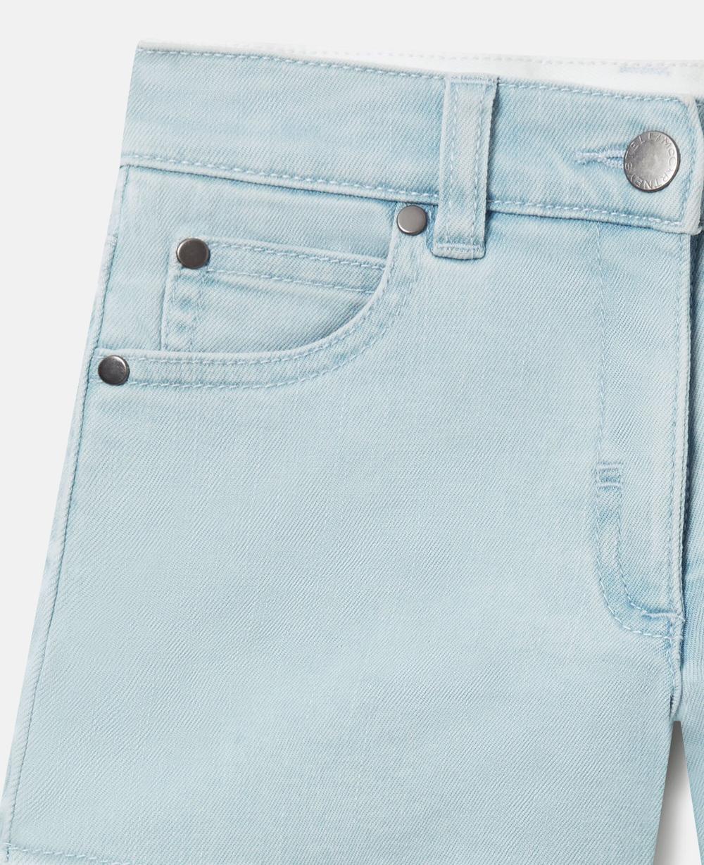 Stella Straight-Leg Denim Shorts