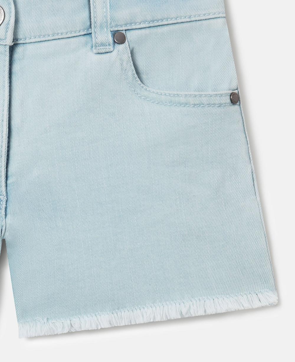 Stella Straight-Leg Denim Shorts