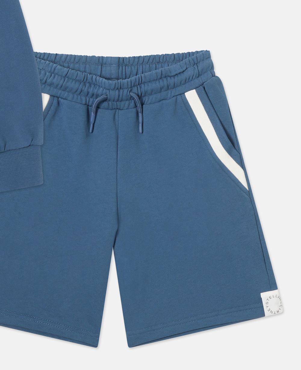 Stella Stripe Hoodie And Shorts Set