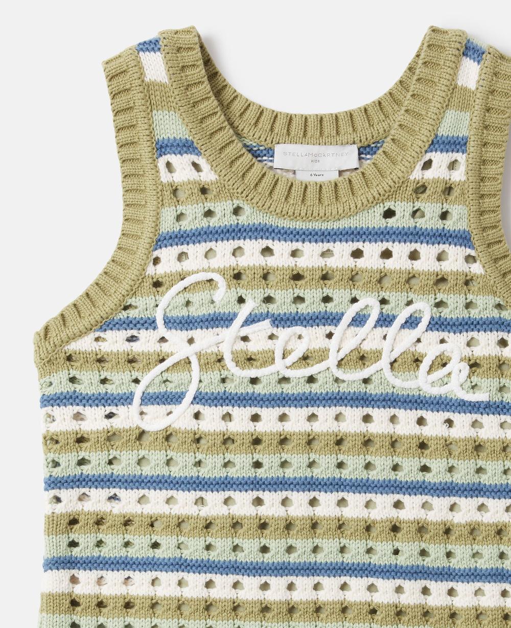 Stella Striped Knit Tank Dress