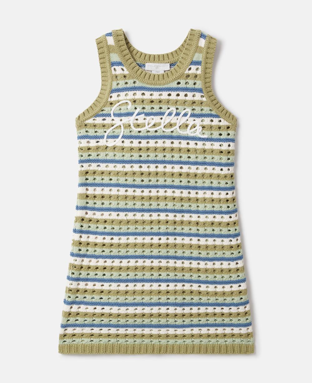 stella Striped Knit Tank Dress