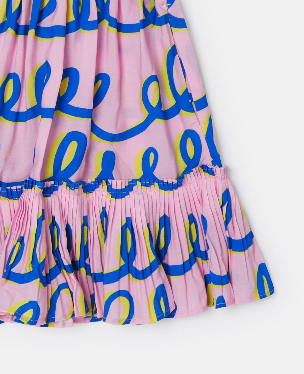 Stella Swirling Pattern Pleated Skirt