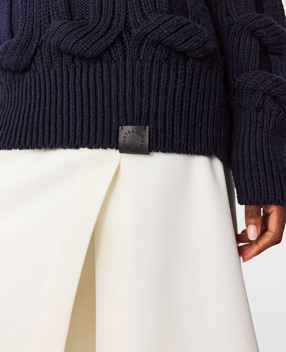 Stella Tailored Satin Midi Skirt