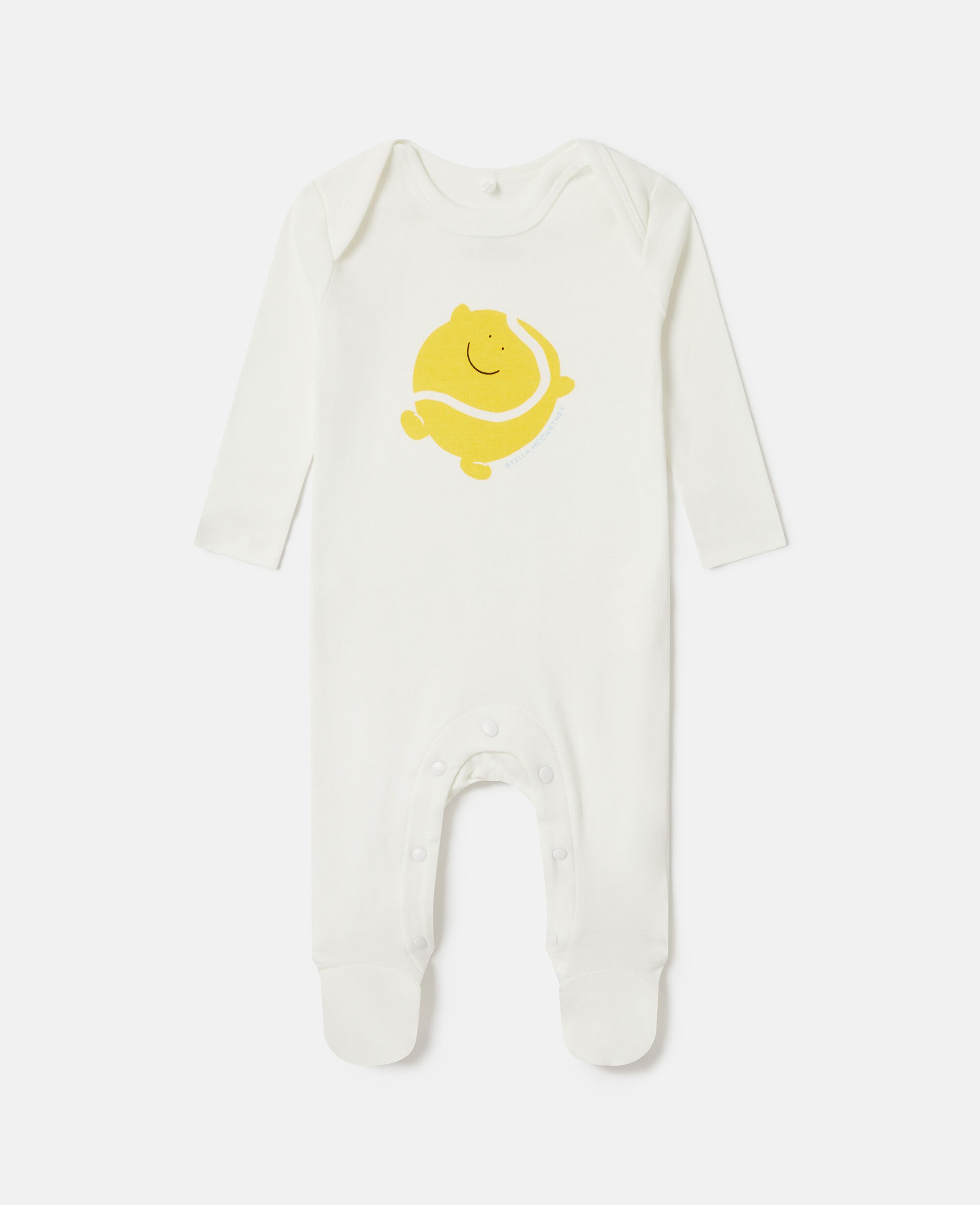 Stella Tennis Ball Graphic Hat And Romper Set