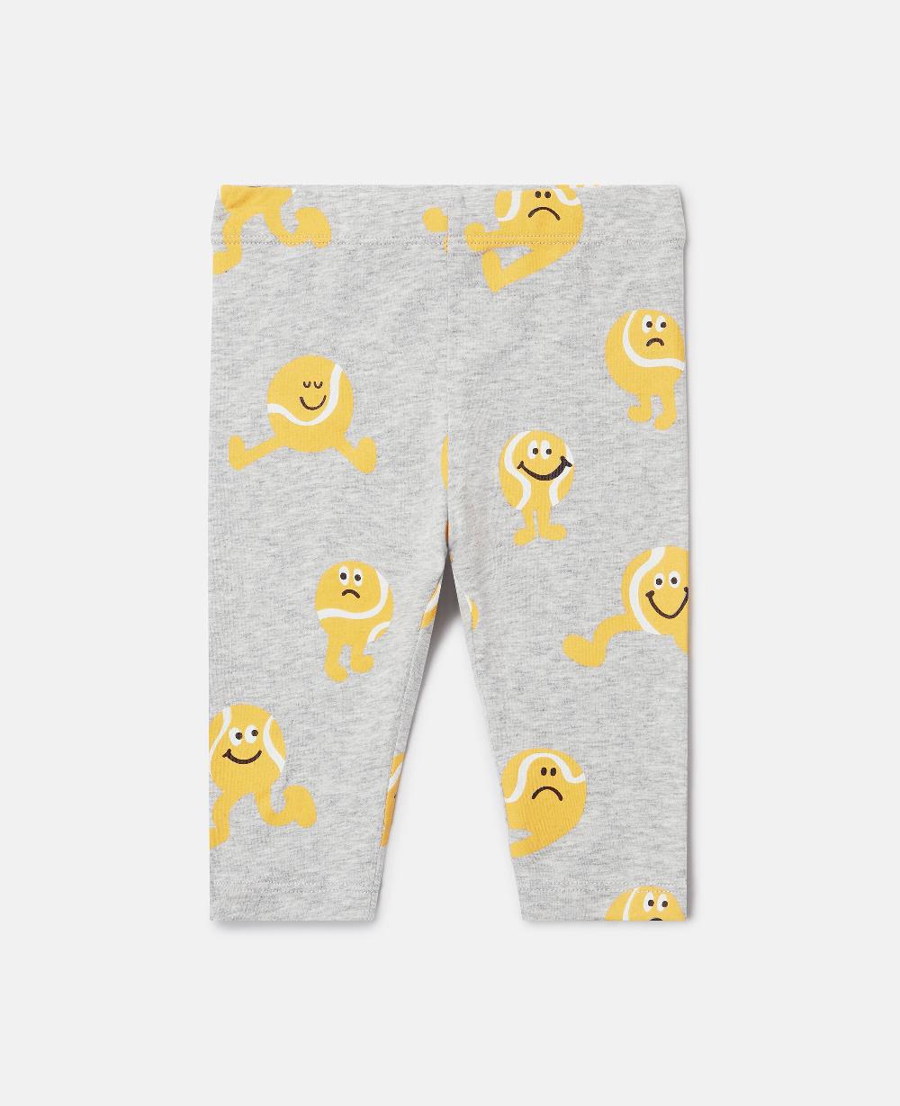 stella Tennis Ball Print Jersey Leggings