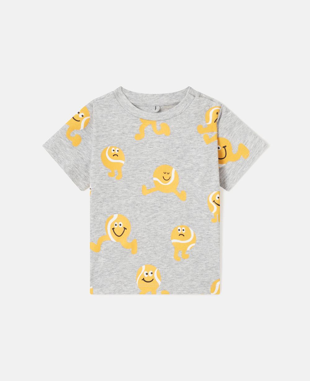 stella Tennis Ball Print T-Shirt