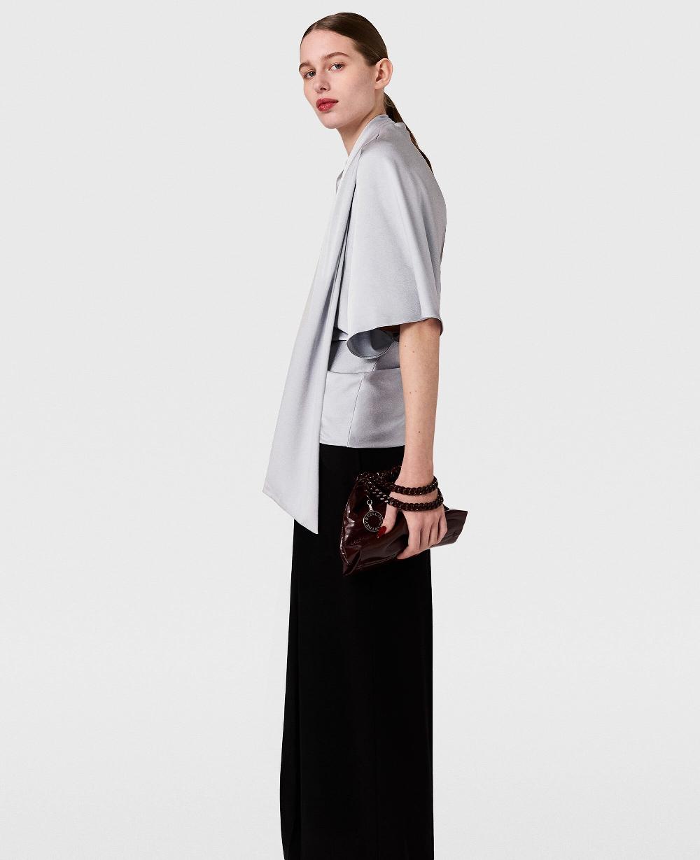 Stella Tie Neck Asymmetric Top