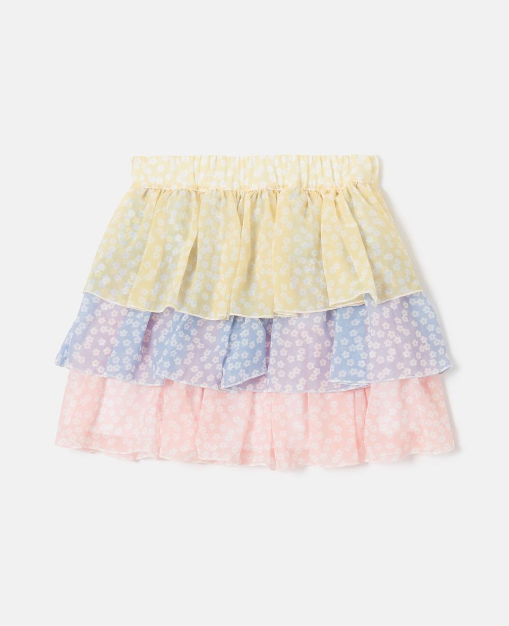 Stella Tiered Chiffon Skirt