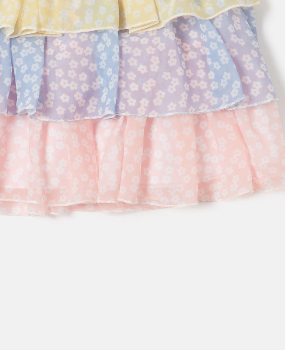 Stella Tiered Chiffon Skirt
