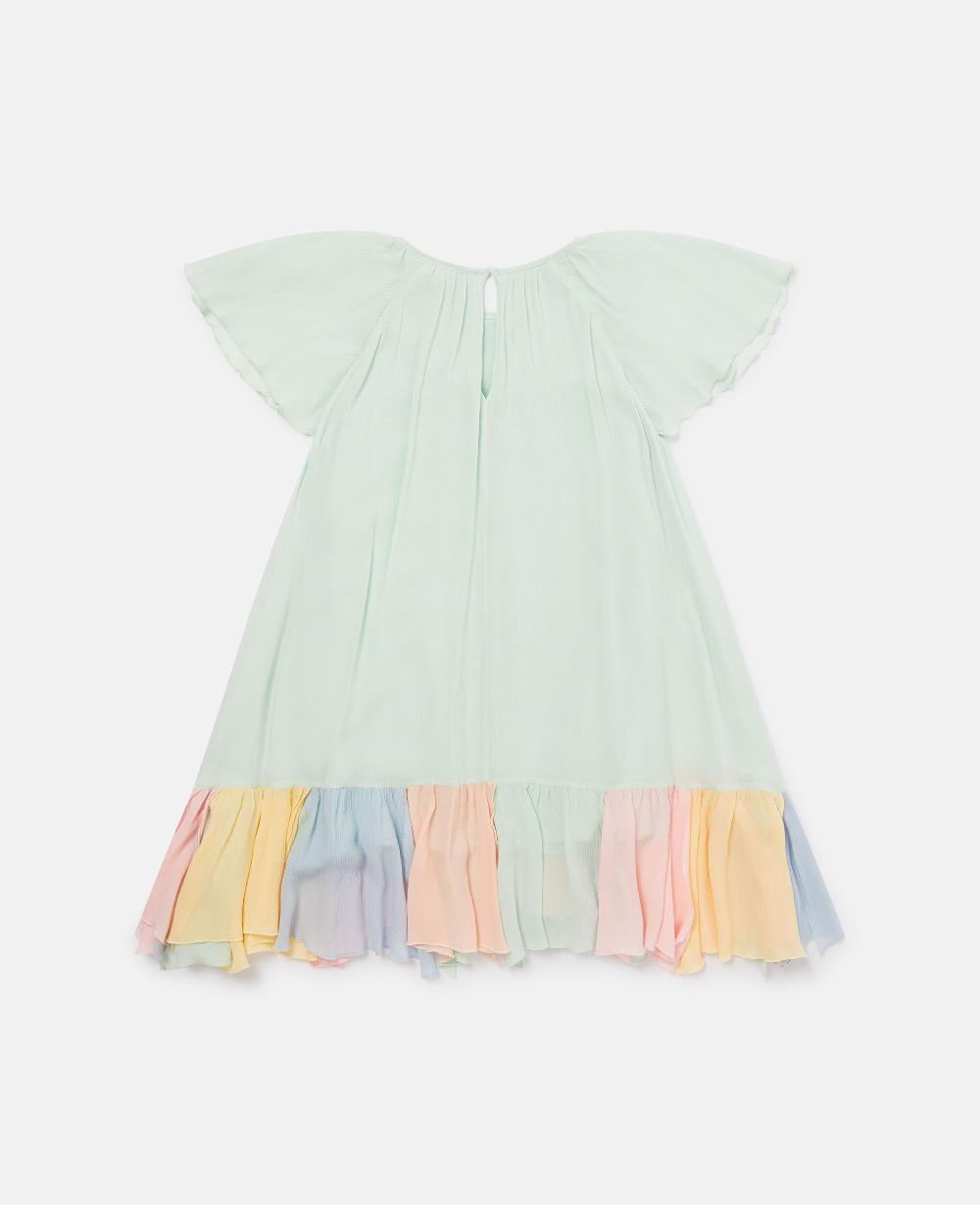 Stella Tiered Contrast Hem Dress