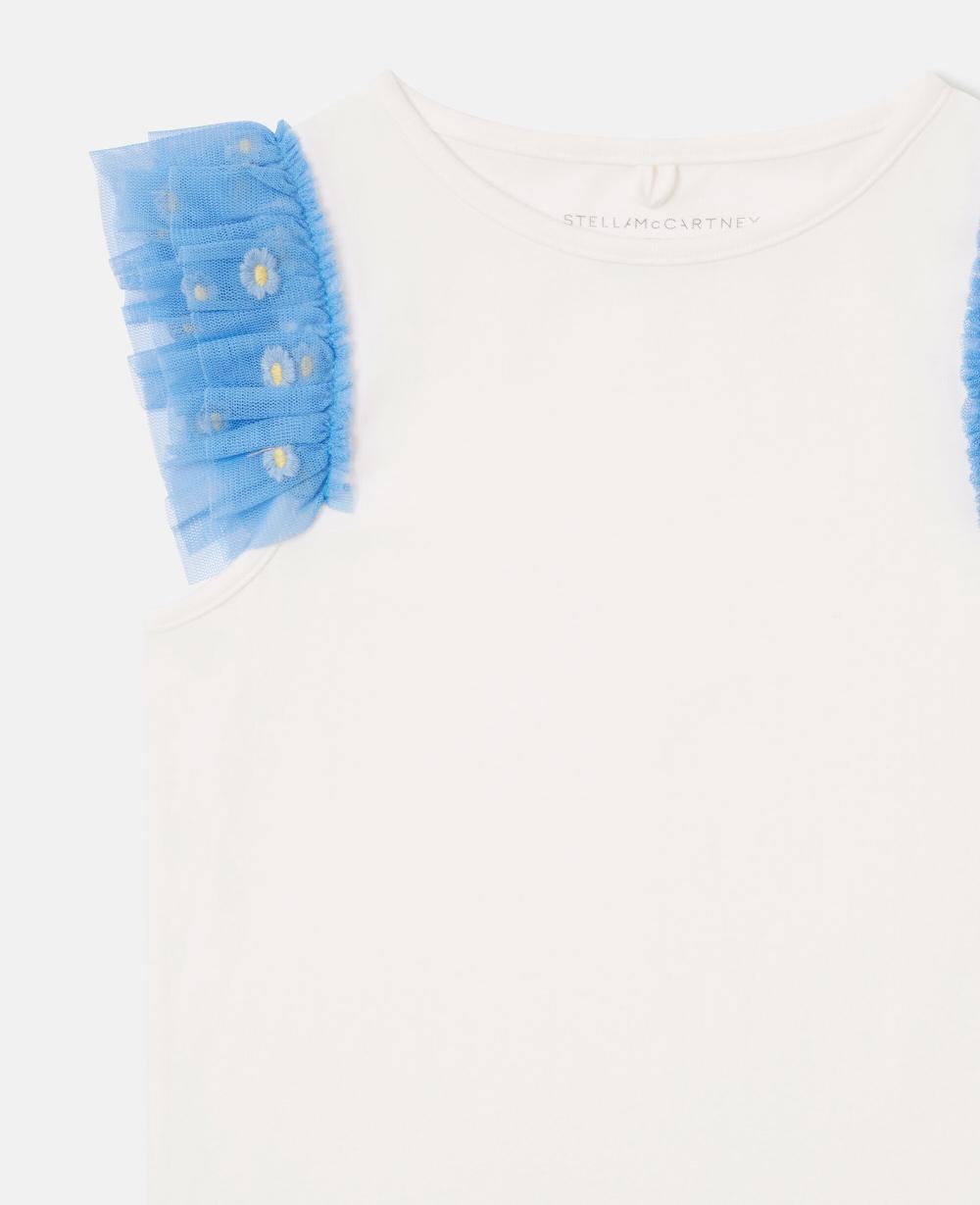 Stella Tulle-Trim Sleeveless Top