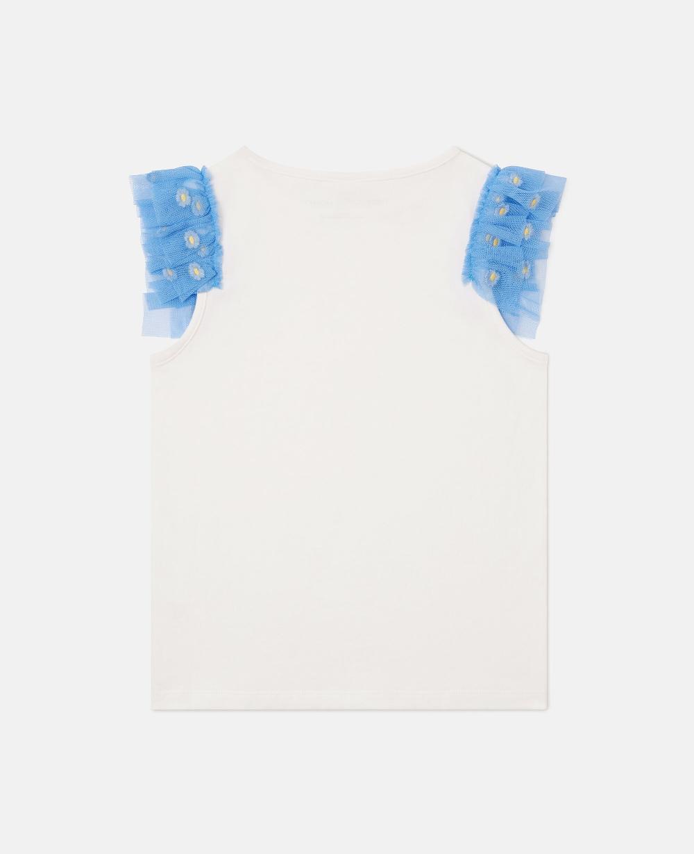 Stella Tulle-Trim Sleeveless Top