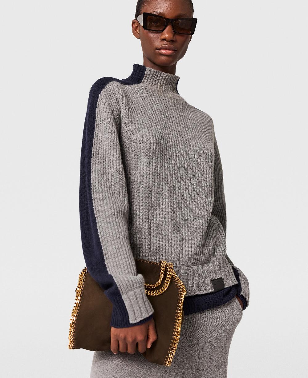Stella Turtleneck Contrast Panel Jumper