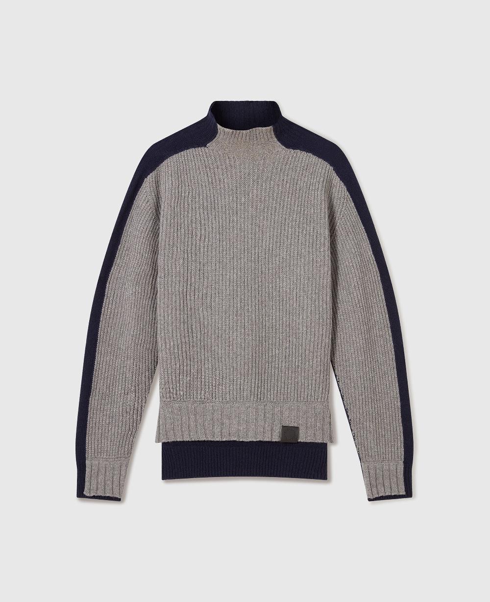 stella Turtleneck Contrast Panel Jumper