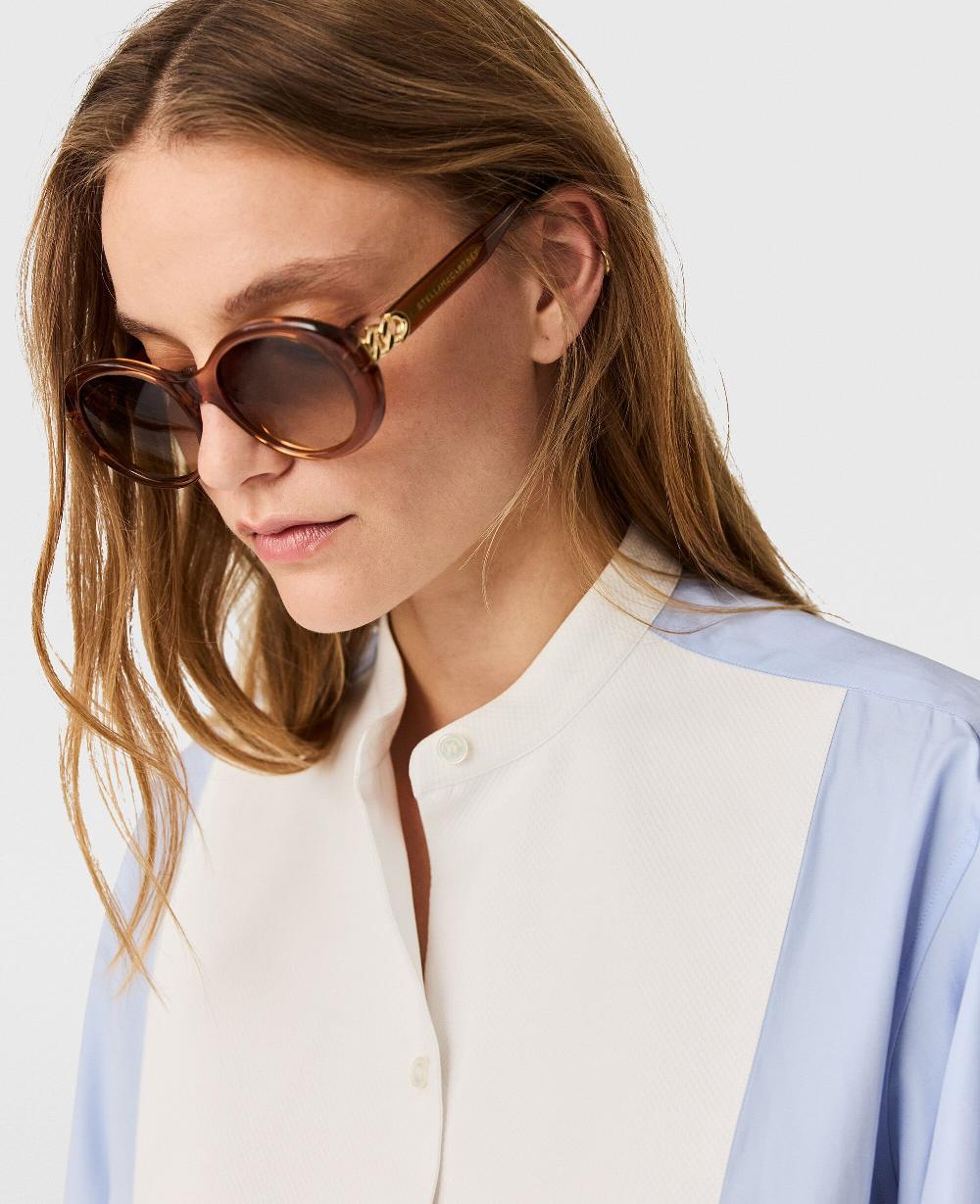 Stella Tuxedo Bib Poplin Shirt